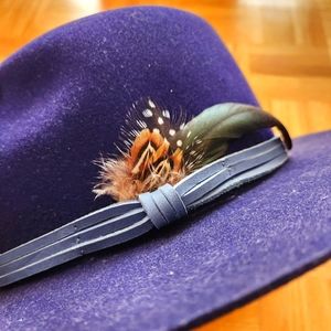 Goorin Bros Purple Fedora Wool Hat